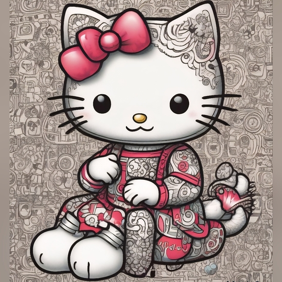 Seaglasscoaztallemonades.com Other - Hello Kitty Plush with Pink Bow